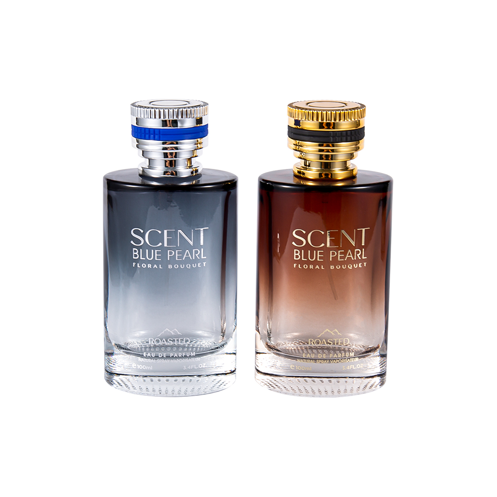 KY1109-WJ2098 100ML gravou a garrafa de perfume de vidro com o tampão do perfume de Pcta