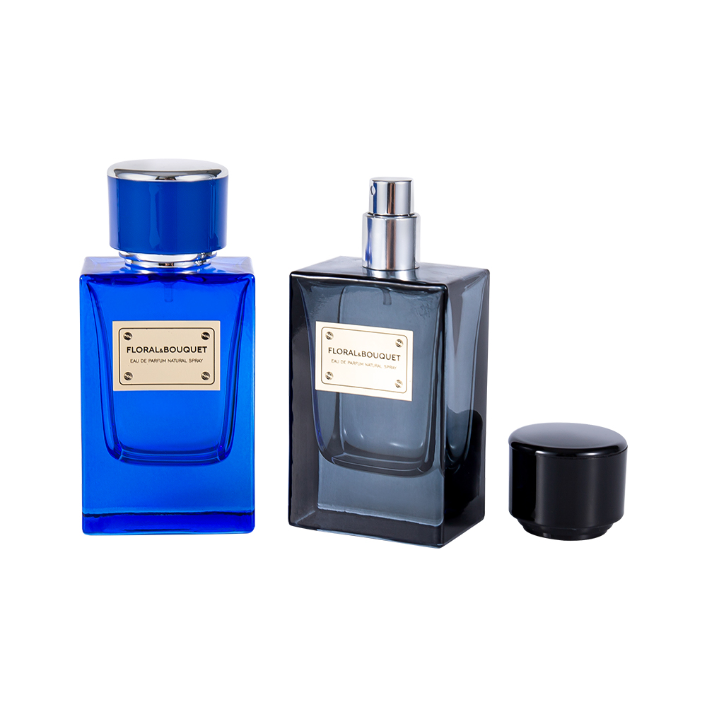 Conjunto de frasco de perfume de alta qualidade GC4686-WJ2098 50ML com tampa, spray de alto rendimento