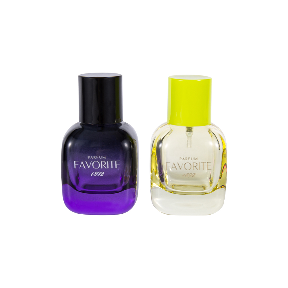 GC4868-WJ2445 Frasco de perfume de vidro decorativo de 30ML com tampa PP, série multicapacidade