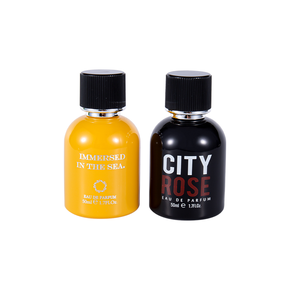 Garrafa de perfume de vidro decorativa brandnew de GC4464-WJ2339 50ML com tampão preto do perfume