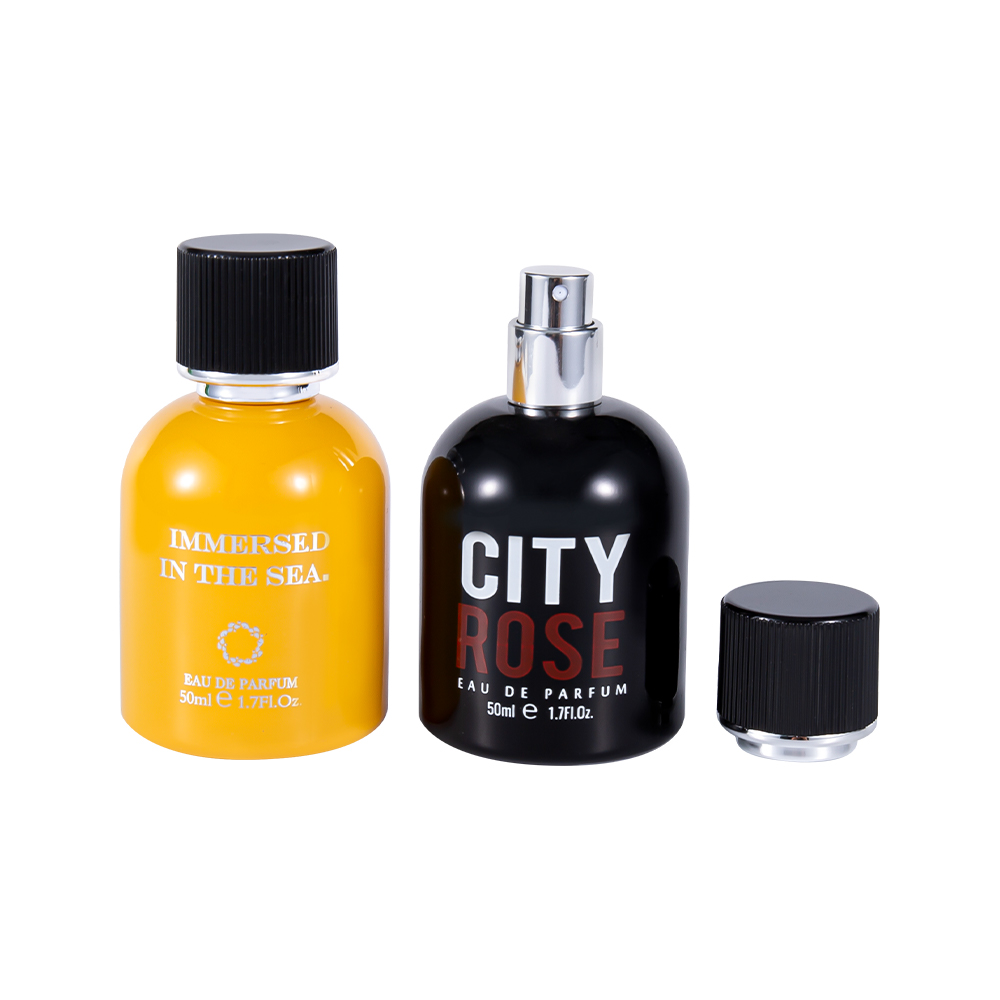 Garrafa de perfume de vidro decorativa brandnew de GC4464-WJ2339 50ML com tampão preto do perfume